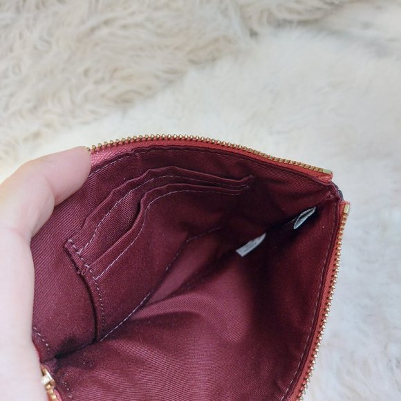 Coach 58032 Women's Pink Leather Mini Bag/Wristlet - Picture 5 of 9